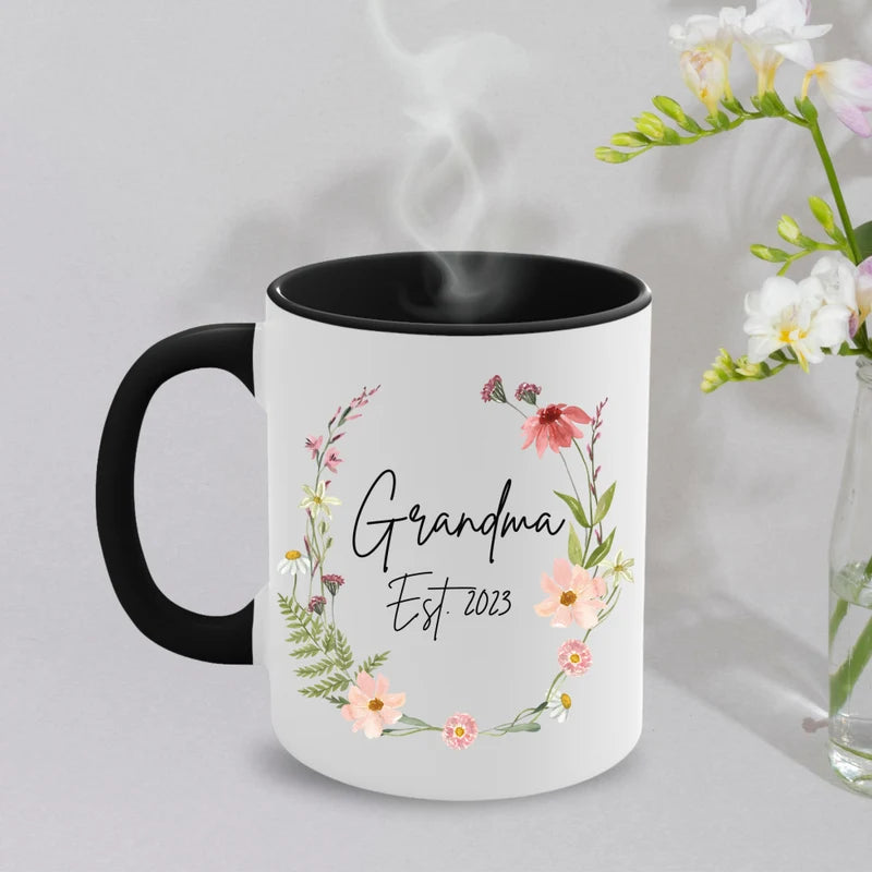 Customized Inside-Color Mug – 320ml Personalized Ceramic Mug with Colorful Interior