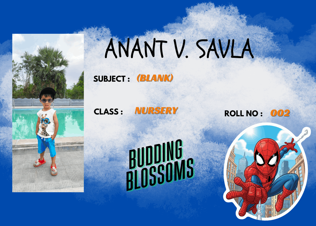 Customized Kid Name Slip with Spiderman - Personalized Spiderman School Labels for Waterproof Use