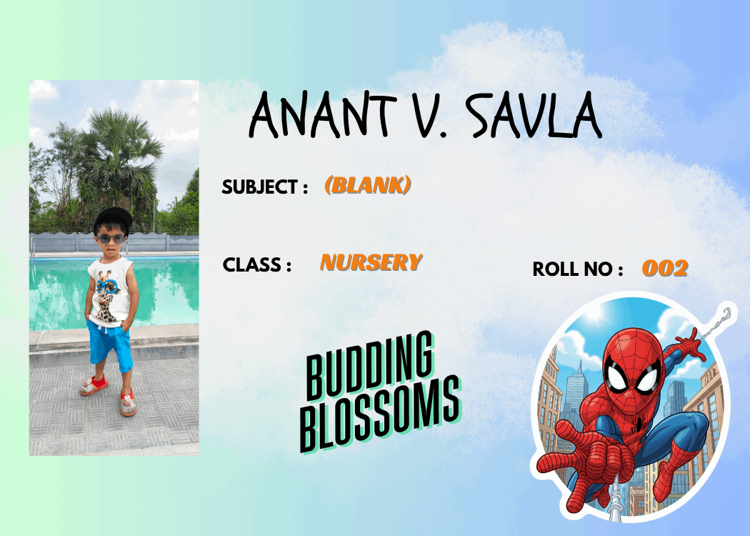 Customized Kid Name Slip with Spiderman - Personalized Spiderman School Labels for Waterproof Use