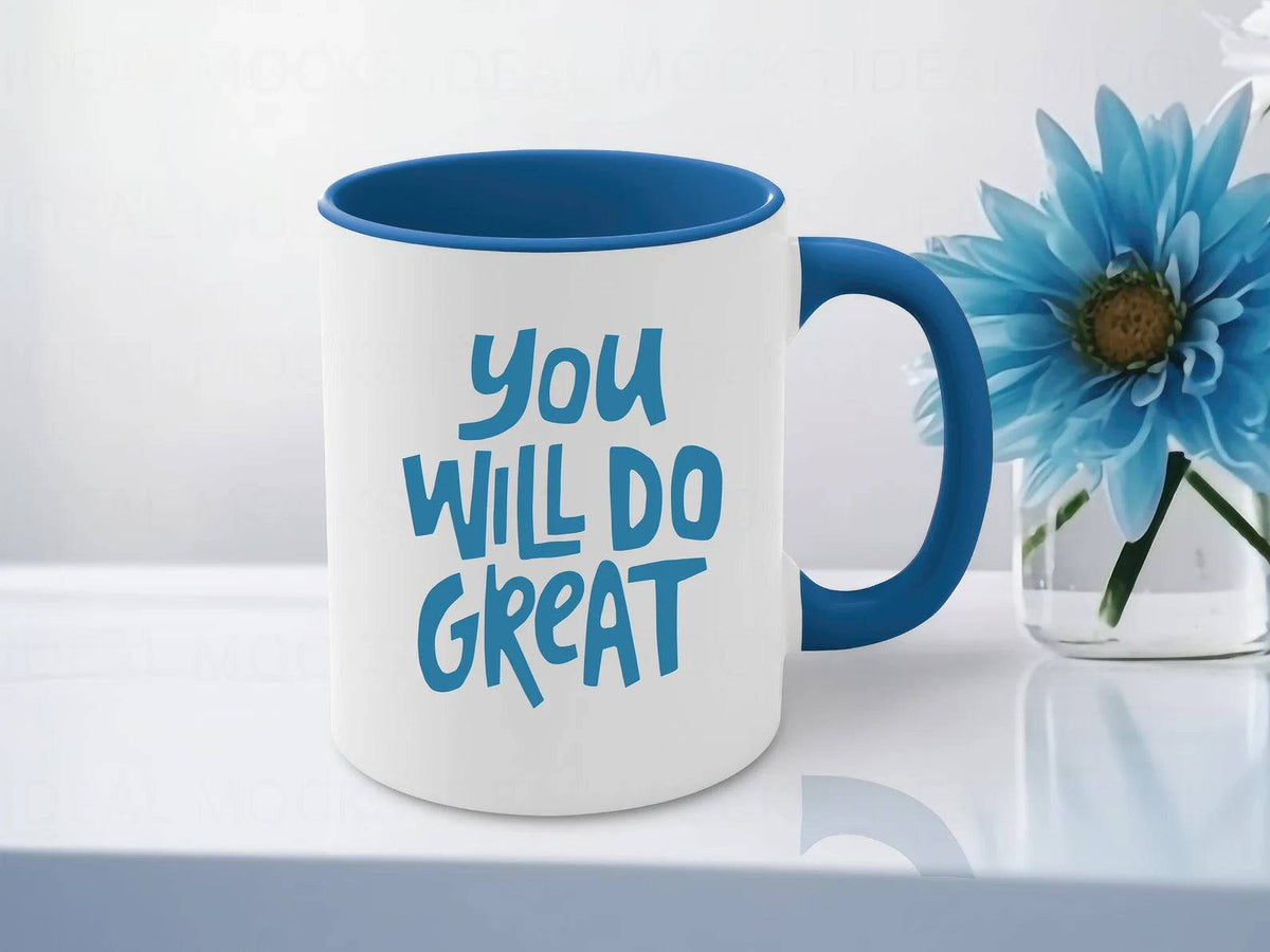 Customized Inside-Color Mug – 320ml Personalized Ceramic Mug with Colorful Interior