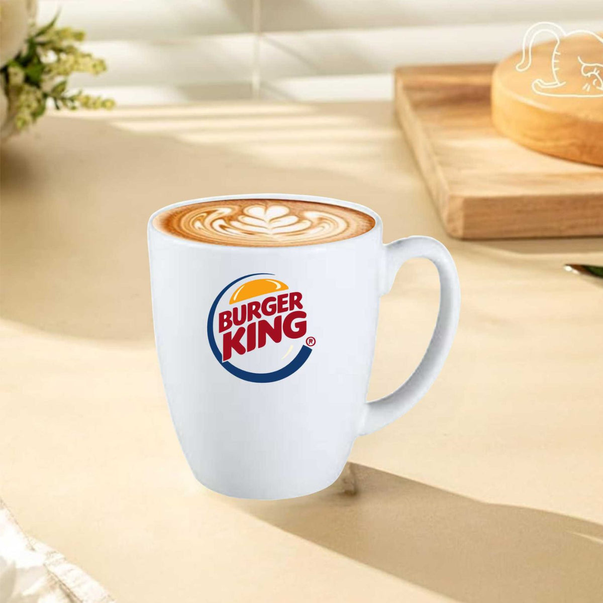 Custom Corelle Mug - Personalized Glass Mug with Name, Photo, Logo (340ml) for Unique Gifting