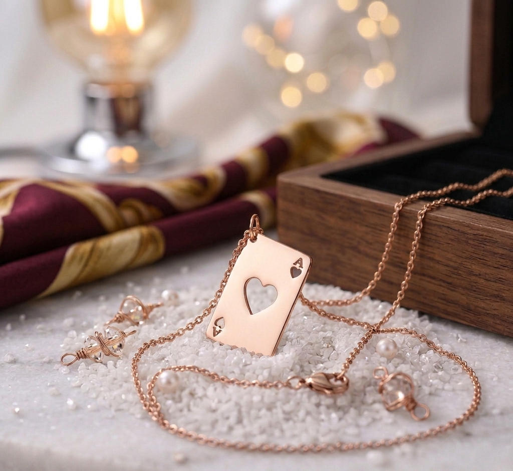 Card Theme Pendant with Customized Letter for Unique Personalization