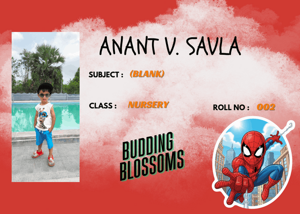 Customized Kid Name Slip with Spiderman - Personalized Spiderman School Labels for Waterproof Use - KraftedKey