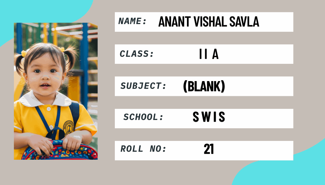 Personalized School Book Labels with Custom Photo – Waterproof Kids Name Labels