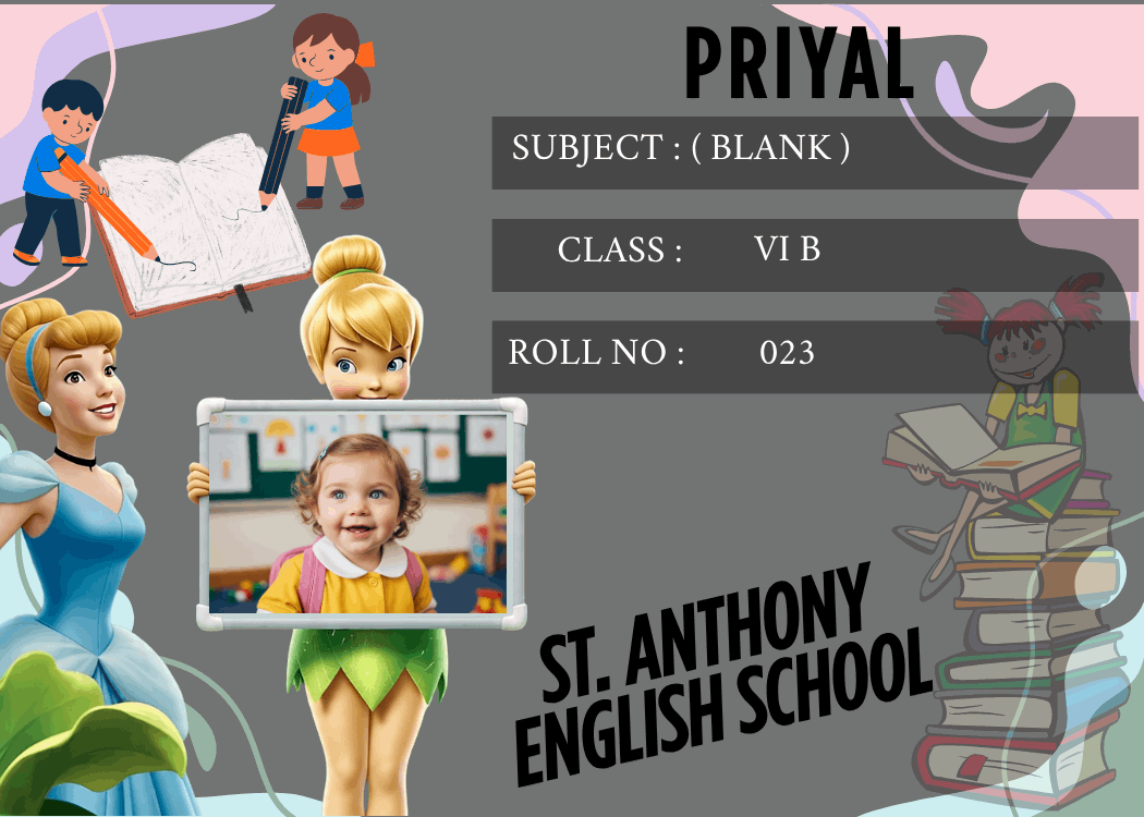 Customized Tinker Bell & Cinderella Kid Name Slip – Personalized Waterproof School Labels