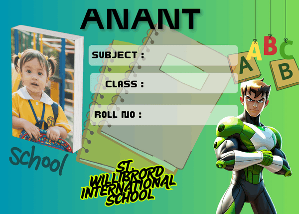 Customizable Ben10 School Labels - Personalizable Waterproof Kid Name Slips for Easy Identification - KraftedKey