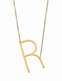 Custom Floating Letter Chain Pendant - Personalized Custom Floating Letter Pendant Jewelry