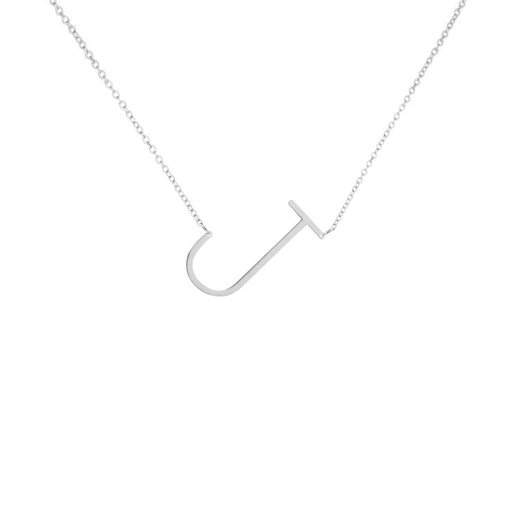 Custom Floating Letter Chain Pendant - Personalized Custom Floating Letter Pendant Jewelry