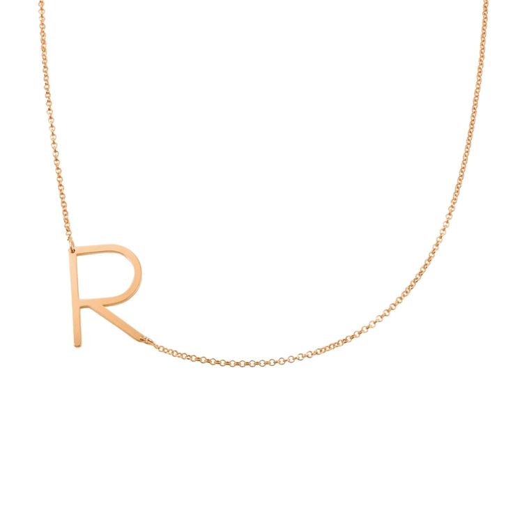 Custom Floating Letter Chain Pendant - Personalized Custom Floating Letter Pendant Jewelry