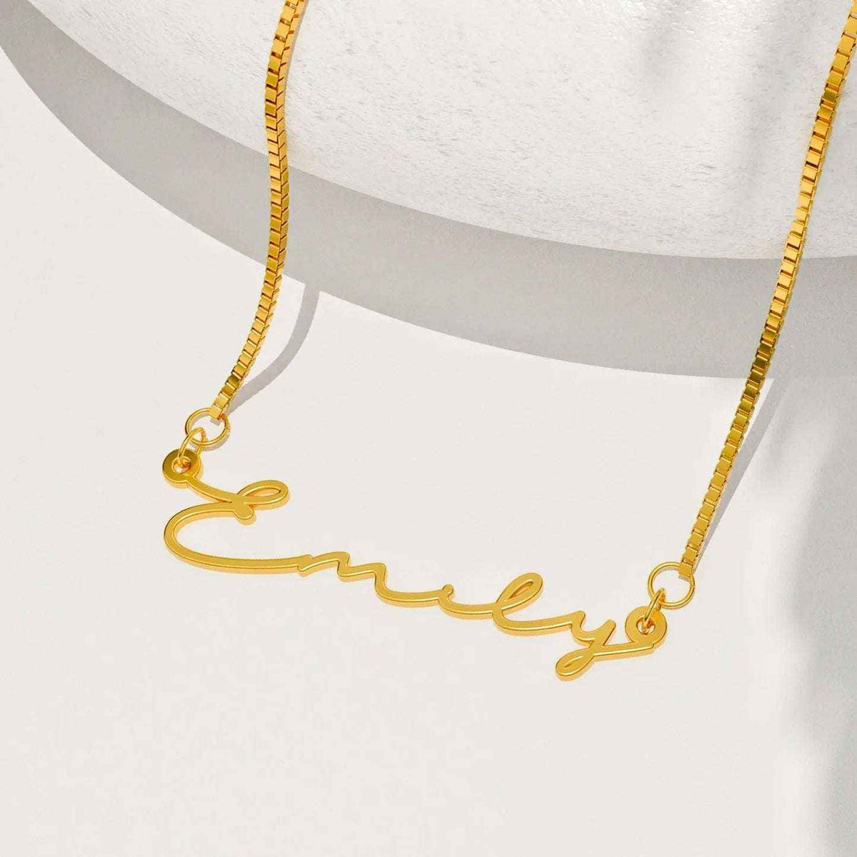 Signature Look Pendant With Name – Personalized Custom Jewelry