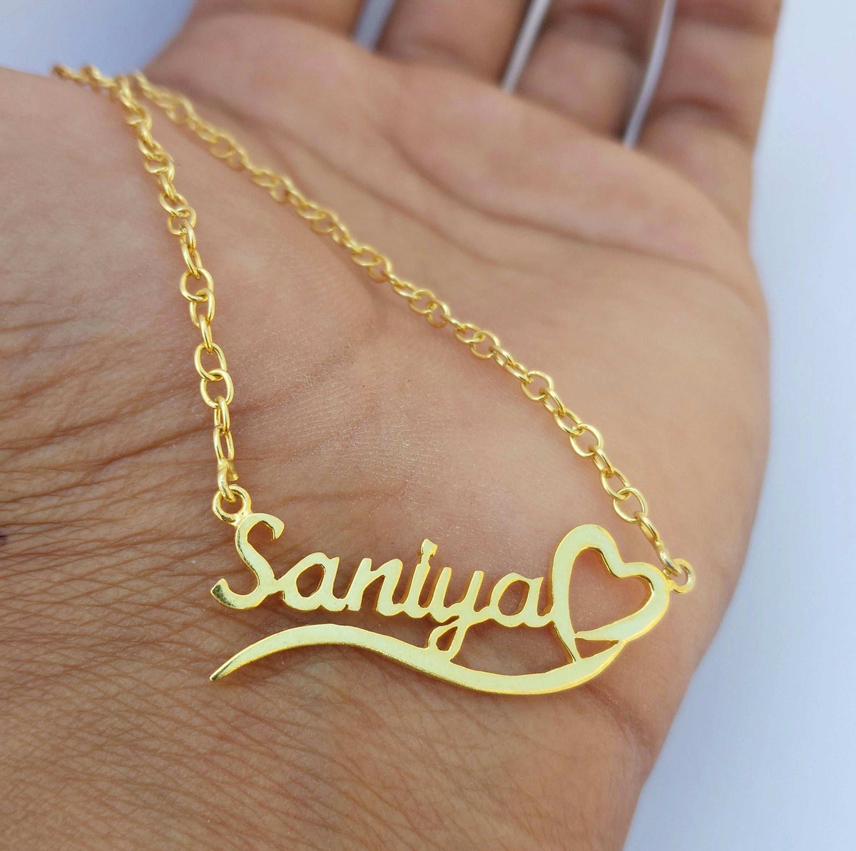 Custom Heart Pendant With Name – Personalized Jewelry