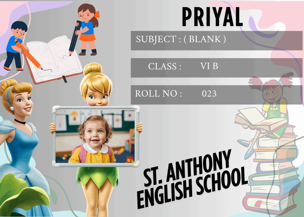 Customized Tinker Bell & Cinderella Kid Name Slip – Personalized Waterproof School Labels