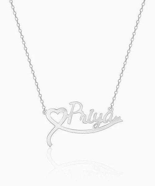 Custom Heart Pendant With Name – Personalized Jewelry