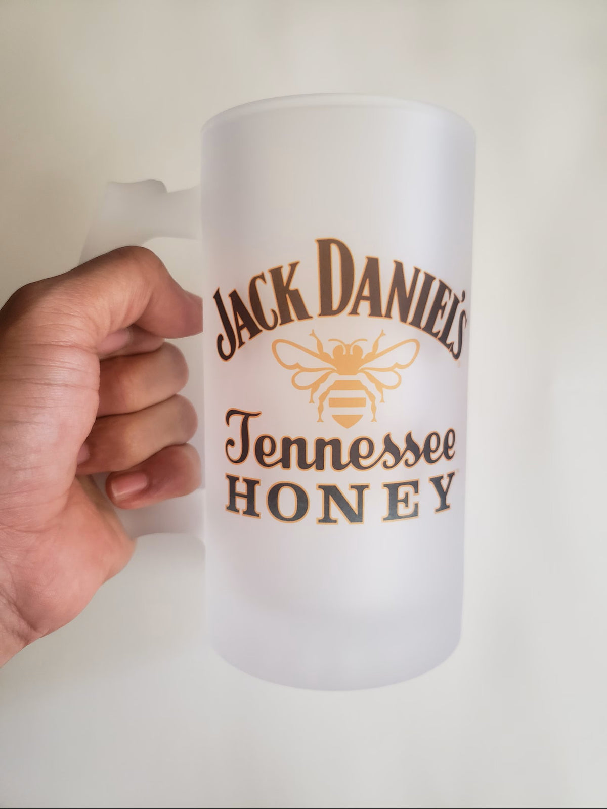 Customized Frosted Glass Mug – 480ml Personalized Beer & Beverage Mug for Unique Gifting