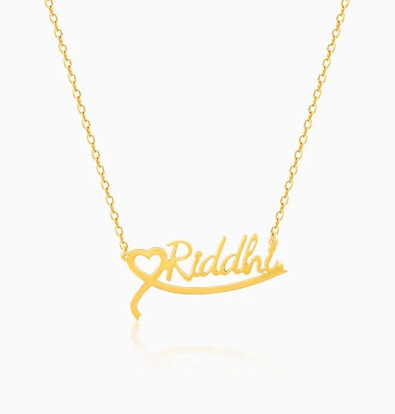Custom Heart Pendant With Name – Personalized Jewelry