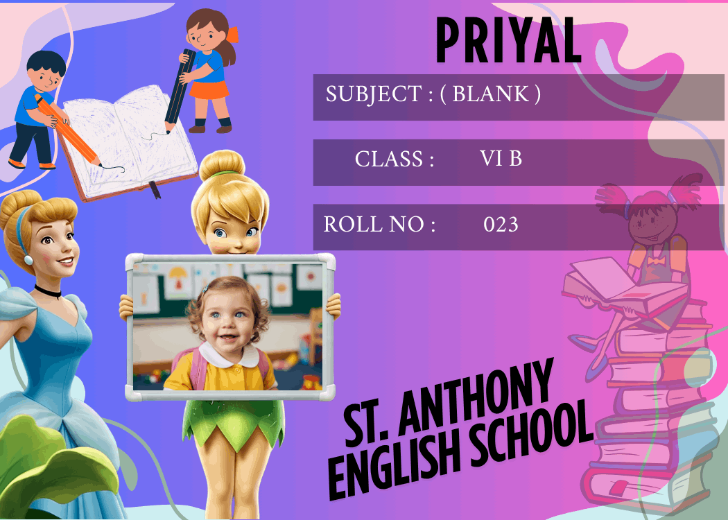 Customized Tinker Bell & Cinderella Kid Name Slip – Personalized Waterproof School Labels