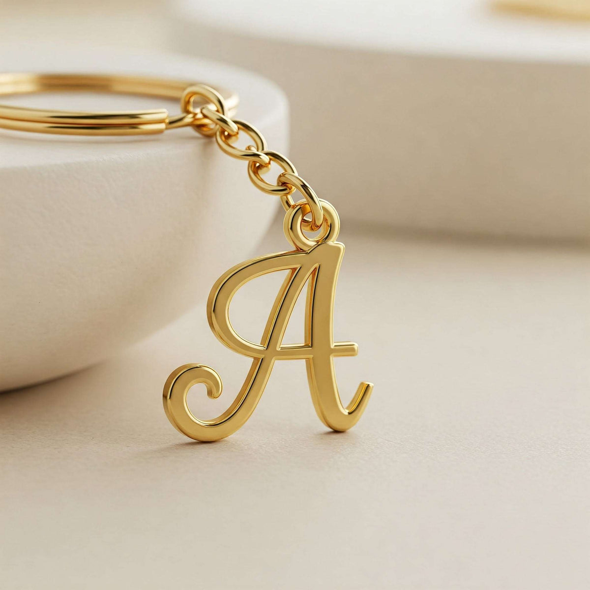 Custom Letter Keychain - Personalized Single Letter Keychain for Unique Gifts