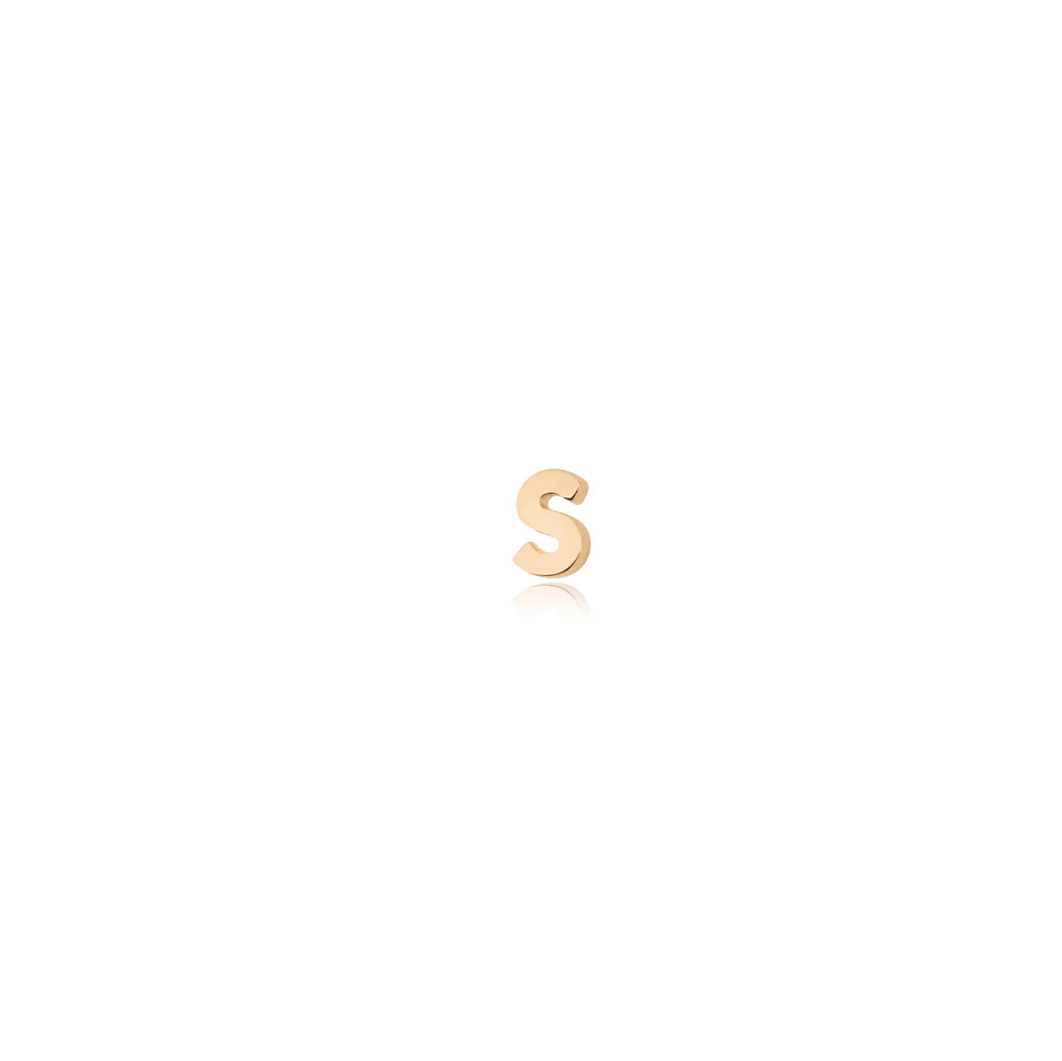 Single Letter Stud Earring – Personalized Initial Jewelry for Women & Girls