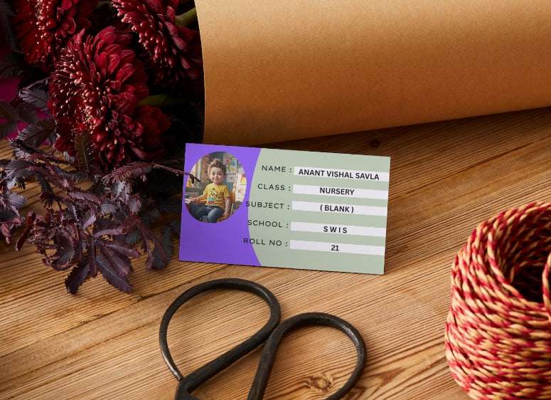 Customized School Book Labels with Photo - Personalized Waterproof Custom School Book Labels