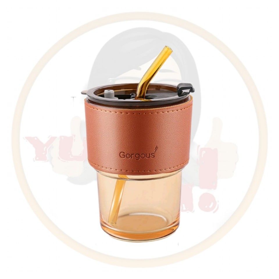 Personalized Slub Glass Mug – 340ml Customized Glass, Photo/Logo Engraving