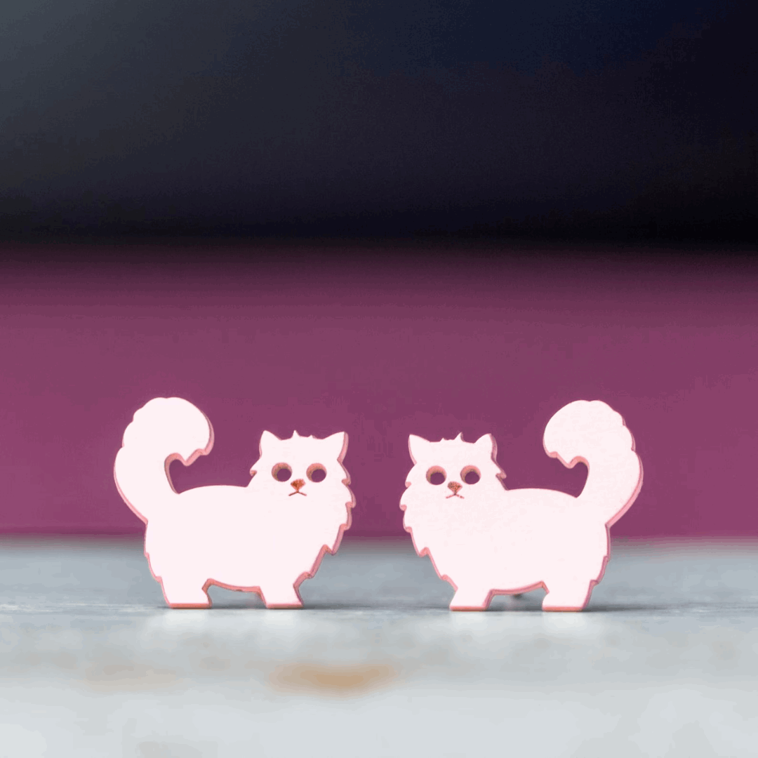 Snowbell Studs Earrings – Elegant Metal Studs for Women