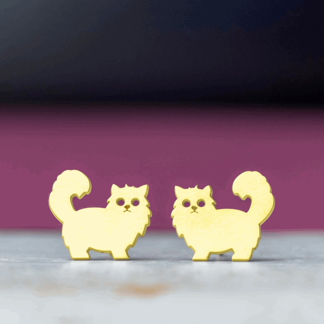 Snowbell Studs Earrings – Elegant Metal Studs for Women