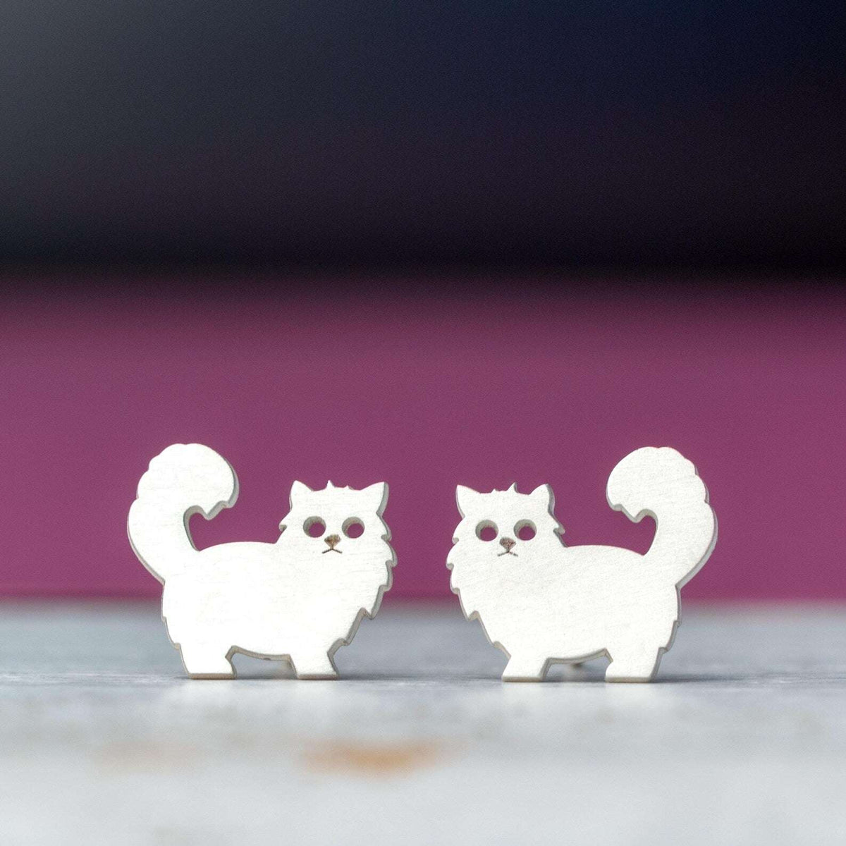 Snowbell Studs Earrings – Elegant Metal Studs for Women