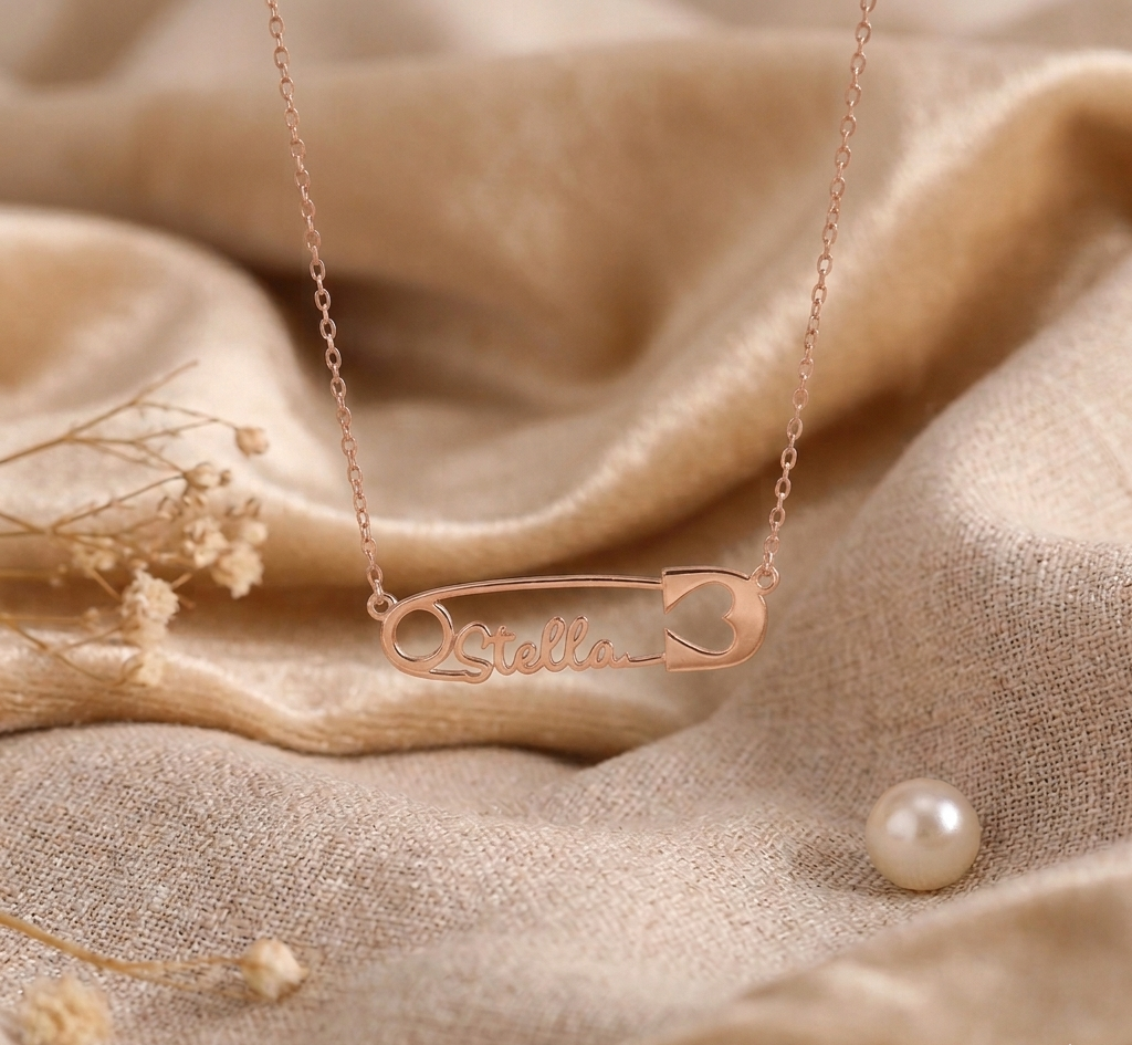 Safety Pin Theme Pendant - Stylish and Unique Jewelry for Any Occasion