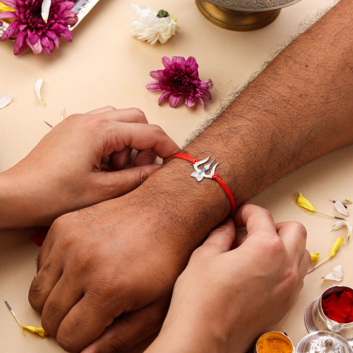 Custom Laser Cut Rakhi – Personalized Name Raksha Bandhan Gift