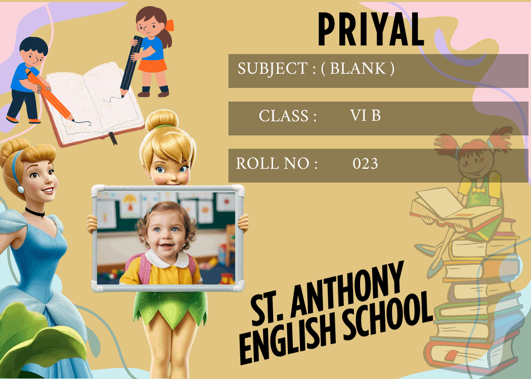 Customized Tinker Bell & Cinderella Kid Name Slip – Personalized Waterproof School Labels