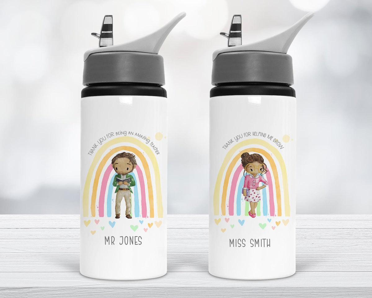 Customizable 650 ml Sipper Bottle with White Body & Grey Flip-Top