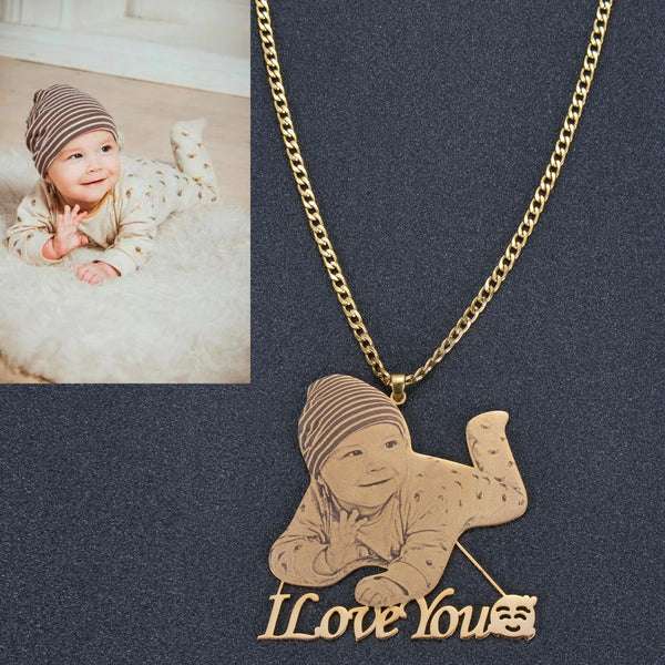 Photo Shape Pendant – Personalized Custom Photo Necklace