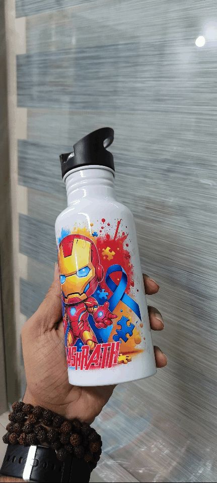 Custom 650 ml Sipper Bottle with Name – Personalized Gift for Unique Hydration