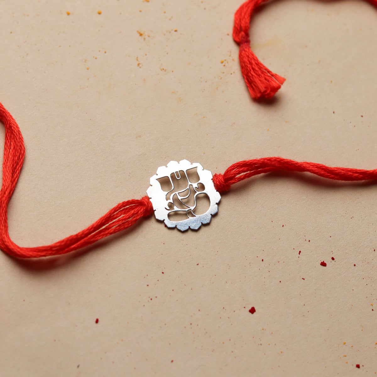 Custom Laser Cut Rakhi – Personalized Name Raksha Bandhan Gift