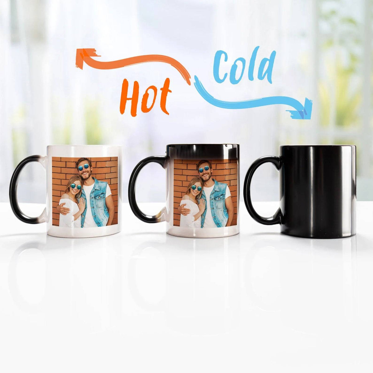 Photo Transform Magic Mug – 320ml Personalized Color-Changing Ceramic Mug
