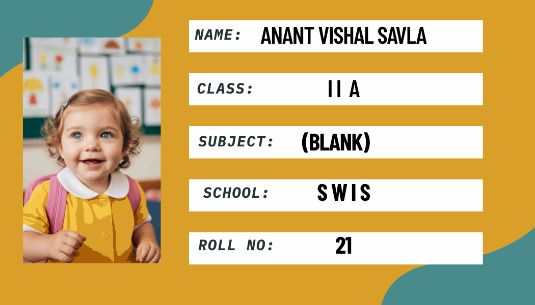 Personalized School Book Labels with Custom Photo – Waterproof Kids Name Labels
